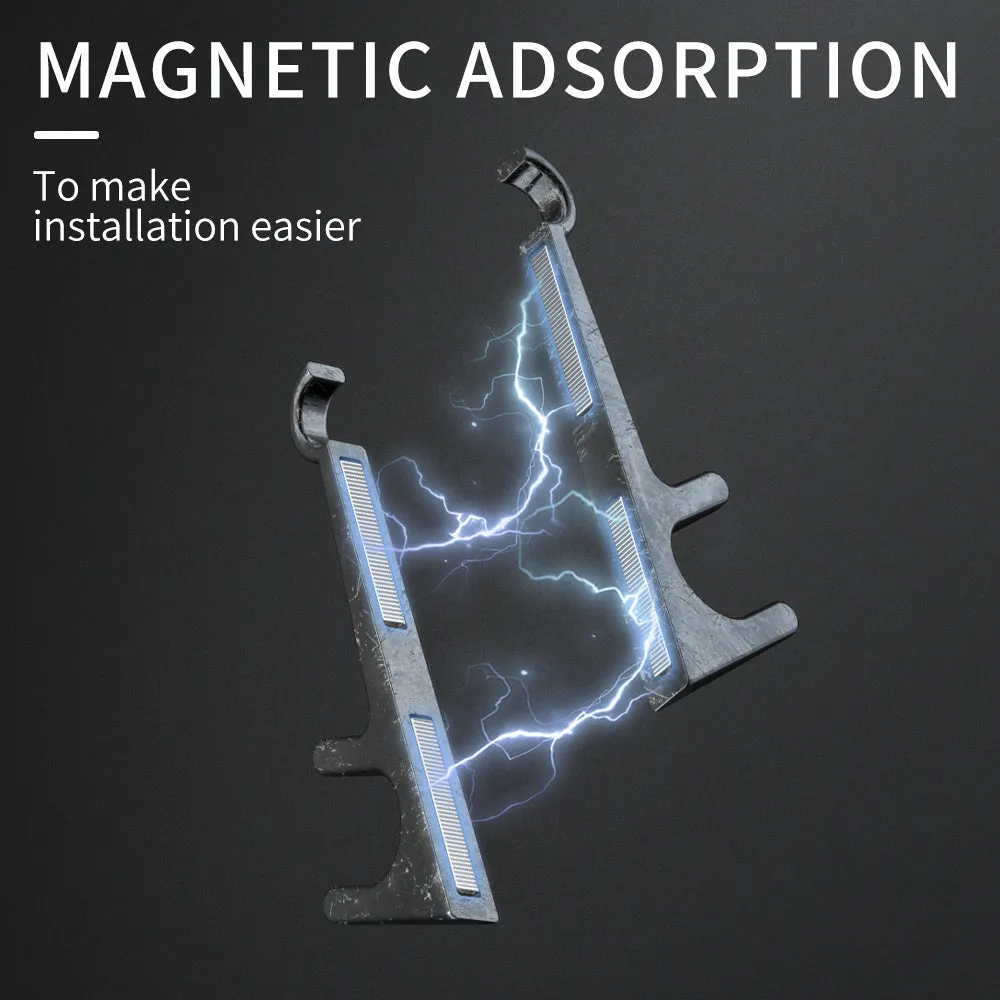 R-Just Anchor Magnetic Metal Stander Desktop Holder for Smartphones and Tablets