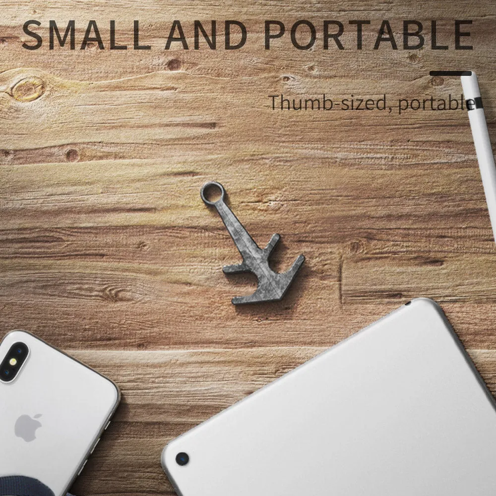 R-Just Anchor Magnetic Metal Stander Desktop Holder for Smartphones and Tablets