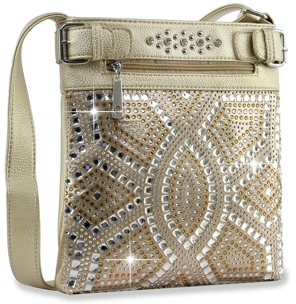 Rhinestone Bling Crossbody Sling