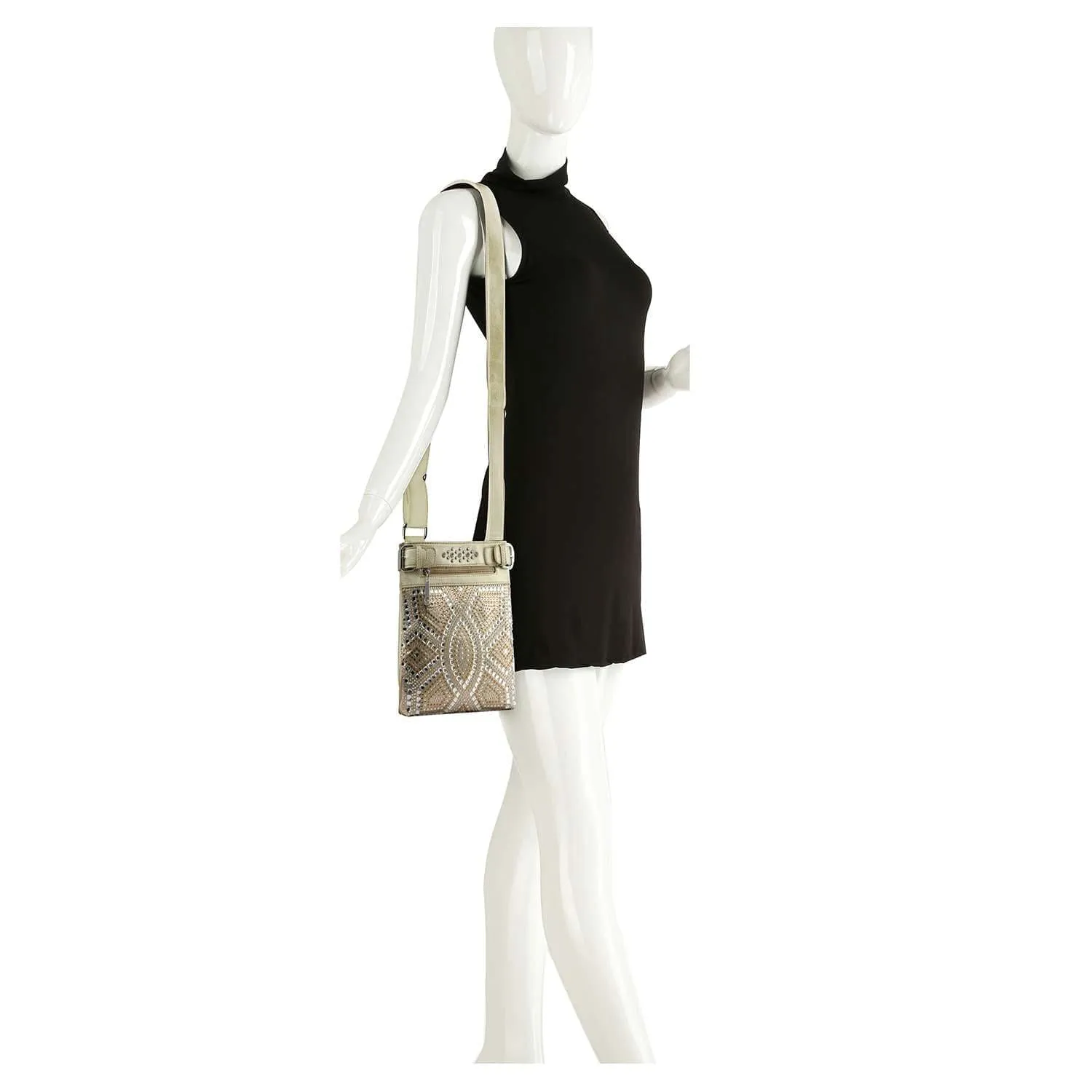 Rhinestone Bling Crossbody Sling