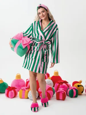 Robe - Felicity Stripe - Green