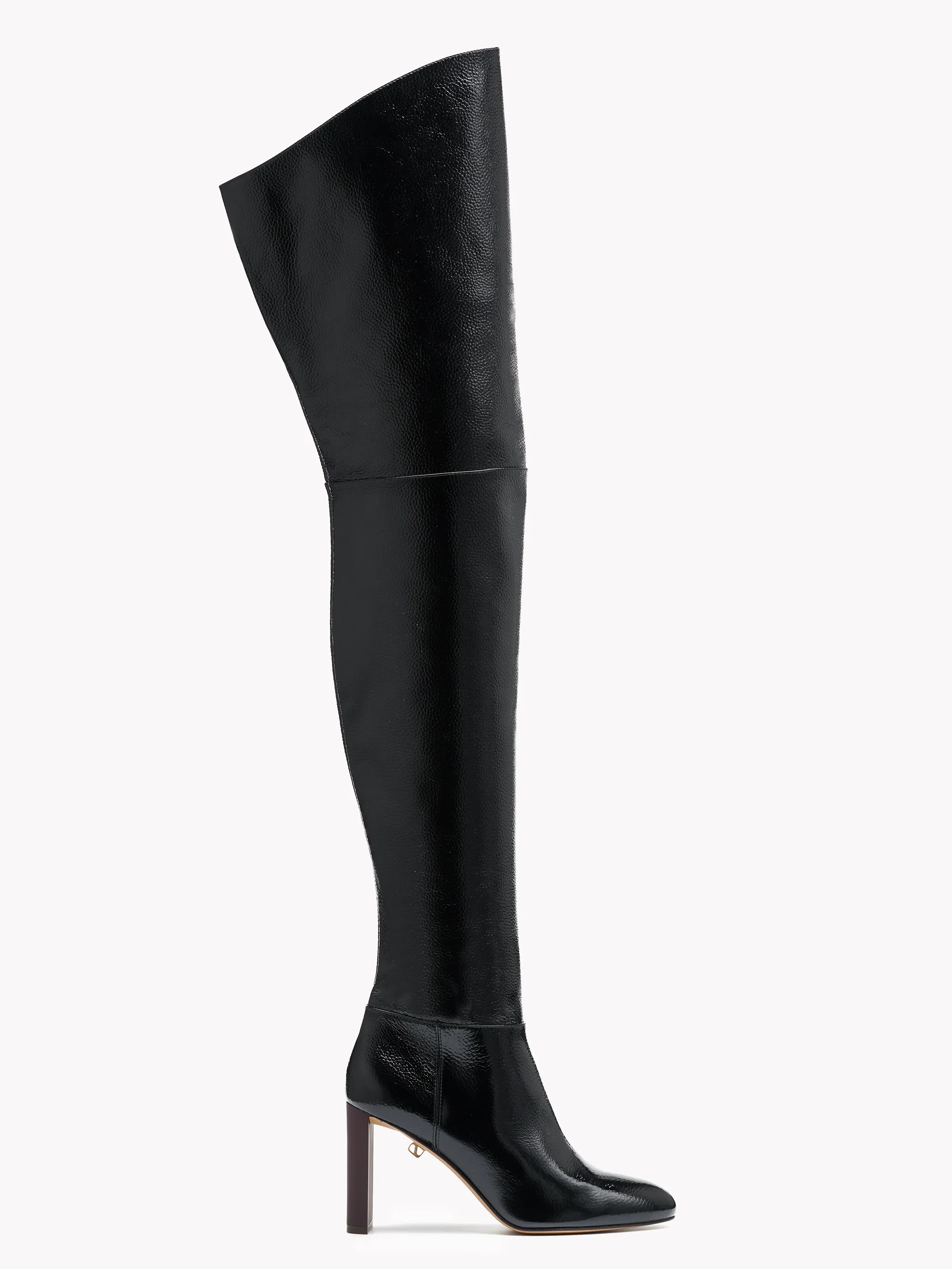 Rosalia Caviar High-Heel over-the-knee Black Boots