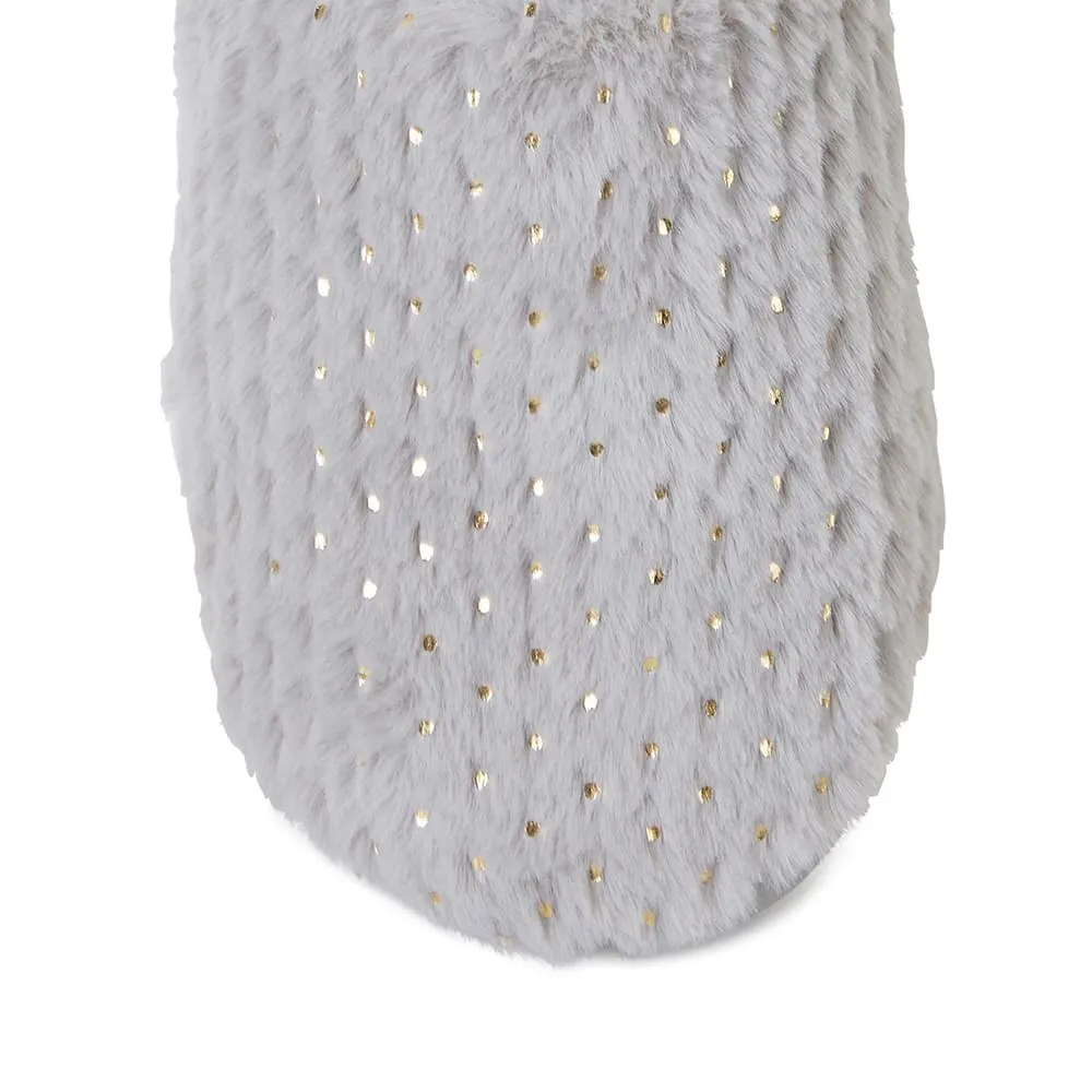 Sprout Slipper in Grey Fabric