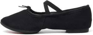 TINRYMX Women Latin Dance Shoes Ballroom Canvas Dance Shoes with Rubber Sole