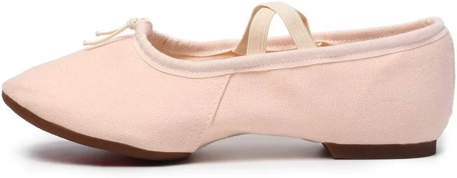 TINRYMX Women Latin Dance Shoes Ballroom Canvas Dance Shoes with Rubber Sole