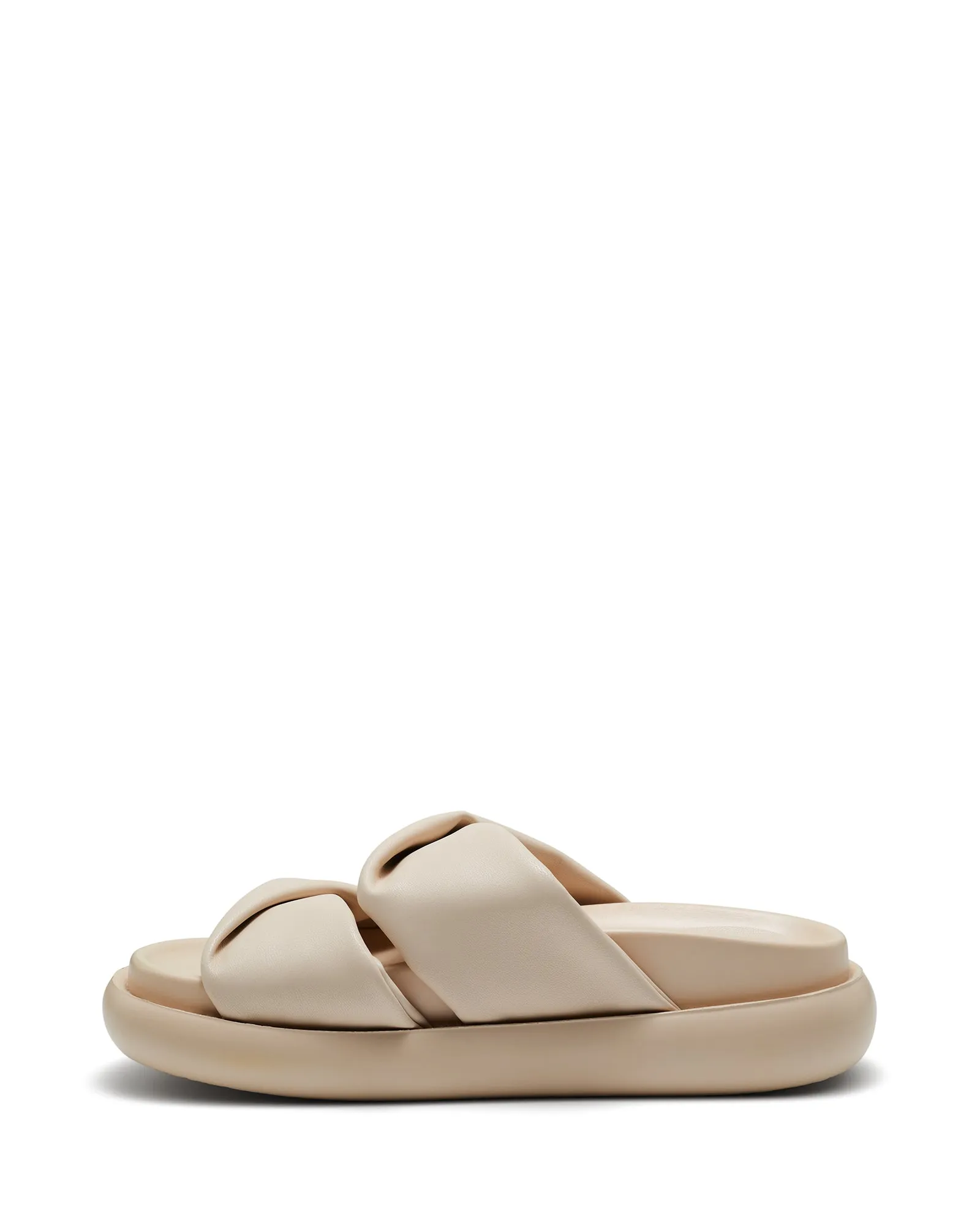 Vague Flatform Sandal Bone