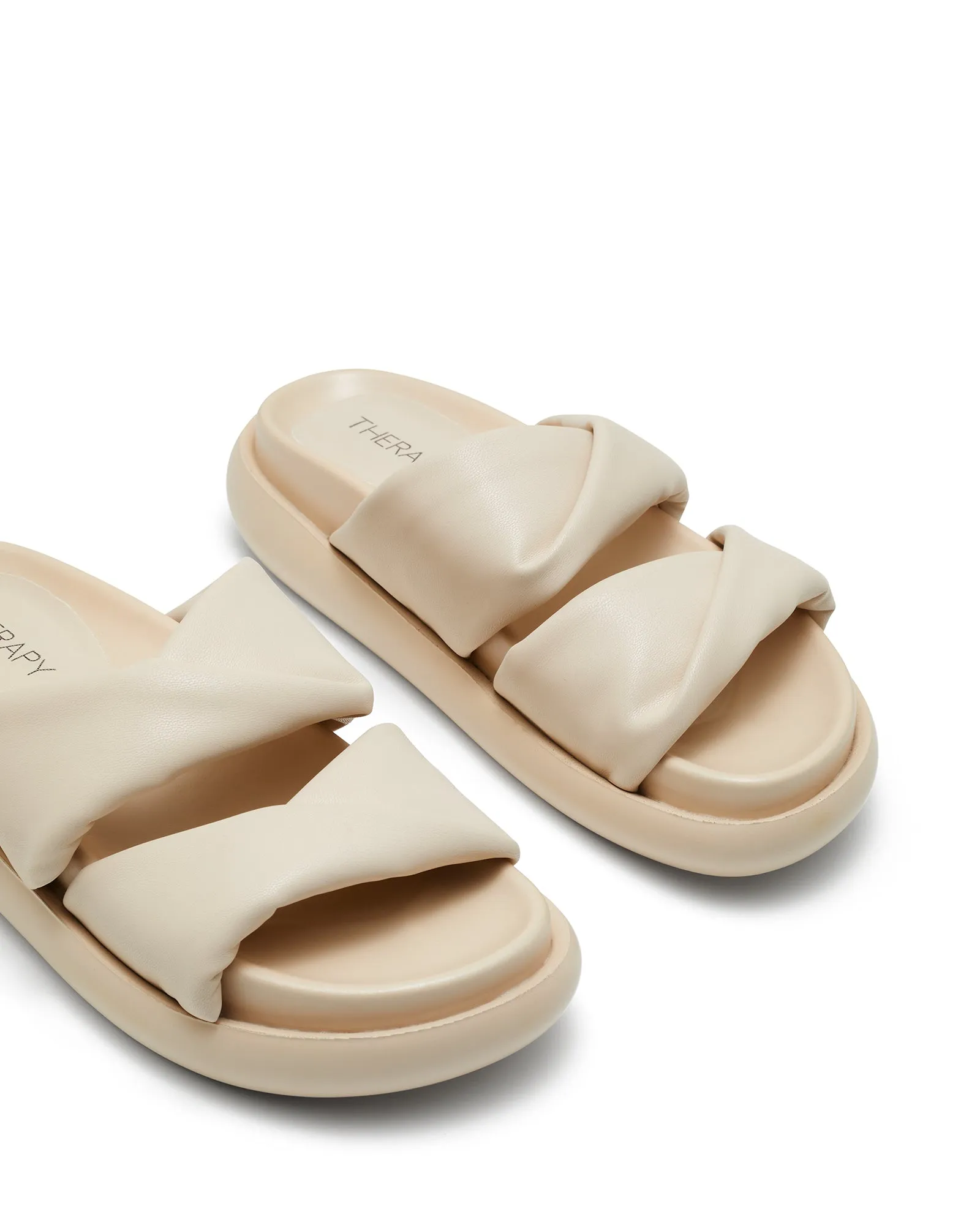 Vague Flatform Sandal Bone
