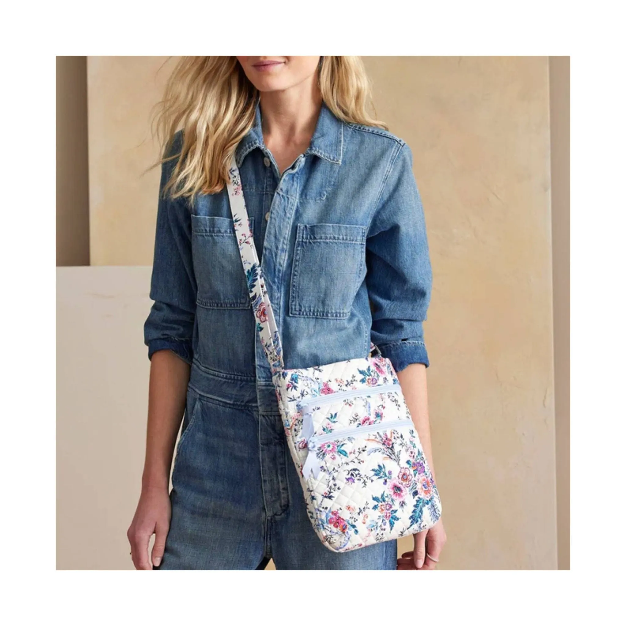 Vera Bradley Triple Zip Hipster - Magnifique Floral