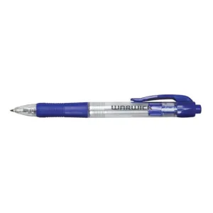 Warwick Pen Ballpoint Blue Retractable Medium Box 12 Comfort Grip