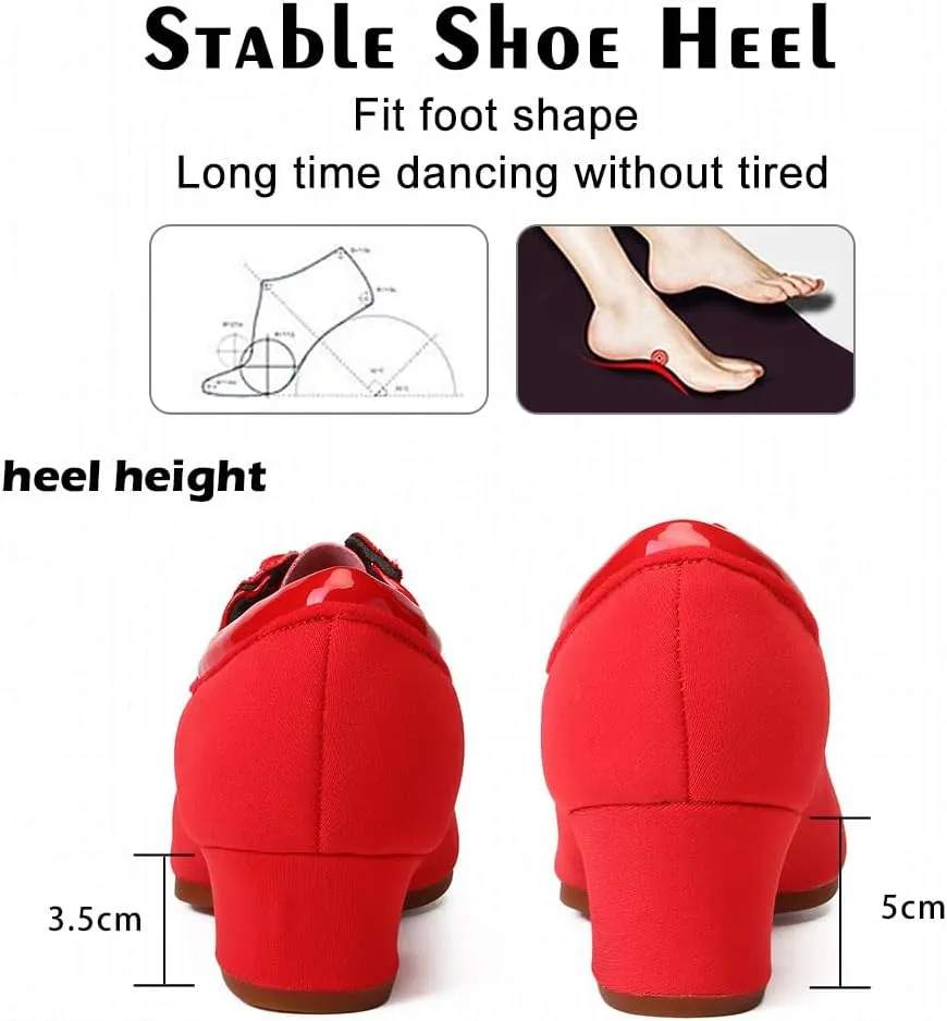 Women Latin Ballroom Dance Shoes Lace up Modern Performence Latin Salsa Practice Dance Shoes,Model 601