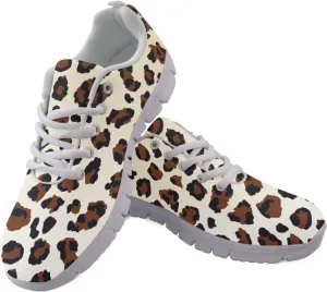 Womens Running Shoes Lace Up Breathable Mesh Tennis Shoes Lightweight Non Slip Soft Athletic Sneakers SizeUS 5-12