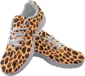 Womens Running Shoes Lace Up Breathable Mesh Tennis Shoes Lightweight Non Slip Soft Athletic Sneakers SizeUS 5-12